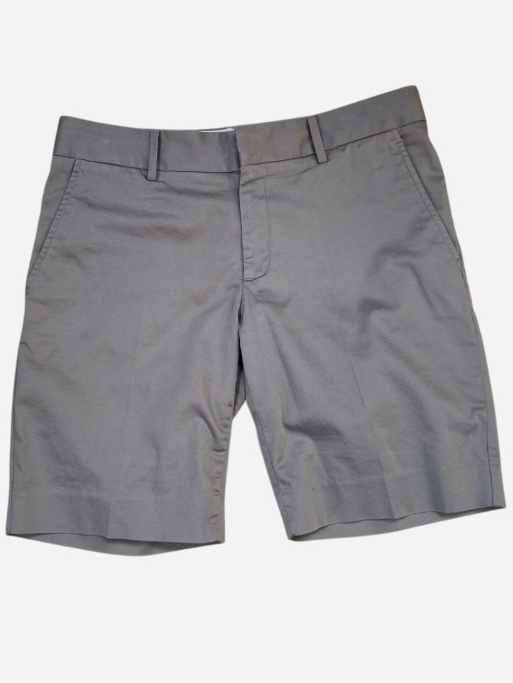 Banana Republic Gray Flat-Front Chino Shorts